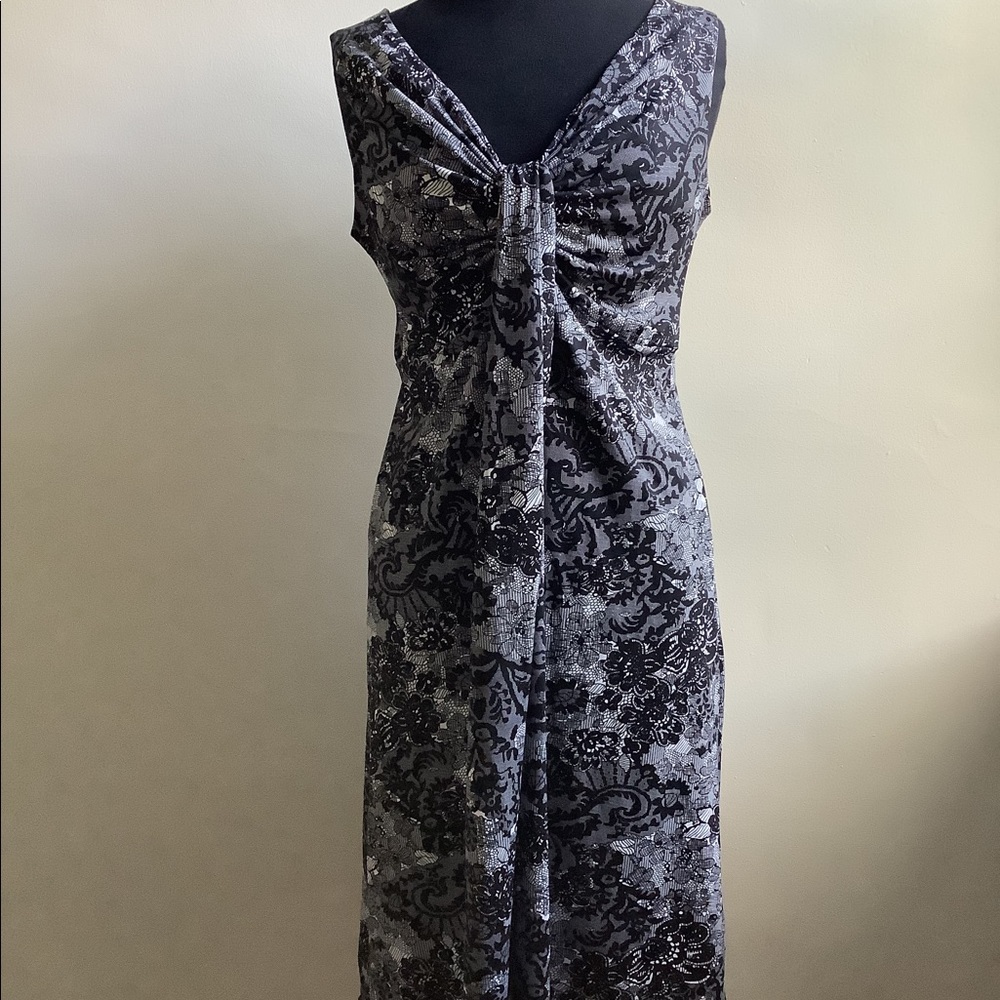 George Lace Print Dress